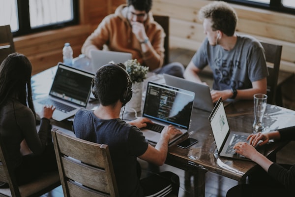 Behavioral intelligence analysis team working with customer psychology data